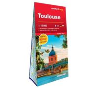 Toulouse 1/15.000 (carte grand format laminée - plan de ville)