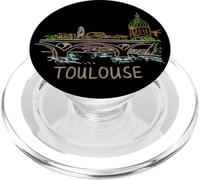 Toulouse City France Souvenir de Voyage Historique Cadeau Historique PopSockets PopGrip pour MagSafe
