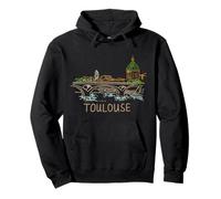 Toulouse City France Souvenir de Voyage Historique Cadeau Historique Sweat à Capuche