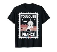 Toulouse France Timbre-Poste Souvenir de Voyage T-Shirt