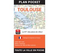 Toulouse, Haute-Garonne - Plan de ville "pocket" | Blay Foldex