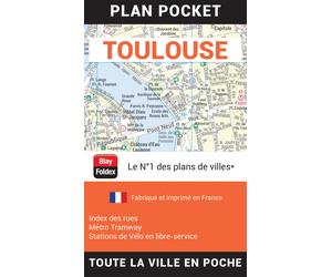 Toulouse, Haute-Garonne - Plan de ville "pocket" | Blay Foldex
