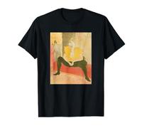 Toulouse Lautrec - La Clowness Assis #2 T-Shirt Graphique avec Valeur