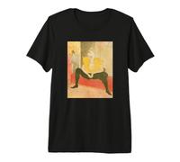 Toulouse Lautrec - La Clowness Assis #2 T-Shirt Haut de Gamme