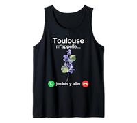 Toulouse m'appelle Je Dois Y Aller Violettes de Toulouse Débardeur
