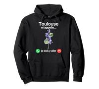 Toulouse m'appelle Je Dois Y Aller Violettes de Toulouse Sweat à Capuche