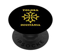 Toulouse Occitanie Cadeau Toulousain Toulousaine Occitània PopSockets PopGrip Adhésif