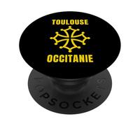 Toulouse Occitanie Cadeau Toulousain Toulousaine Occitània PopSockets PopGrip Adhésif