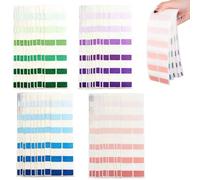 Touosy 480 Pièces Onglets Adhésifs Post It Transparent Fiche Bristol Annotation Livre Notes Adhésives Multicolores pour la Maison École Bureau Documents Livres Calendriers Fichiers Cahiers