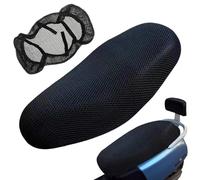 Touosy Housse Moto Accessoire Moto Imperméable, Antidérapante Covering Anti Rayures, Housse de Selle Universelle, 3D Respirant Maille Couvre Selle Siège Voiture pour La Plupart des Motos (75×55cm)