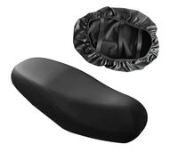 Touosy Housse Selle Moto Résistant au Gel, Selle Résistant à l'abrasion, Scooter Seat Facile à Installer Housse de Universelle Convenant à La Plupart des Selles de Moto (Version Étendue Noire)