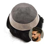 Toupet Cheveux Toupet for homme en dentelle et base NPU postiche for homme avec ligne de cheveux naturelle densité 120% respirant unité de système de cheveux humains prothèse capillaire durable for c