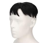 Toupet Court pour Hommes, Toupet Court pour Hommes, Perruque à Clipser dans les Extensions de Cheveux de la Couronne pour Couvrir la Perte de Cheveux Blancs à Porter au Quotidien