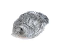 Toupet de remplacement capillaire 8x10 for hommes, perruque fine mono ondulée Confortable
