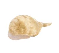 Toupet Homme Perruque toupet avant en dentelle for hommes, postiche mono avec NPU autour, blond 613# Système Remplacement Cheveux