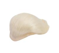 Toupet Homme Système de cheveux humains Lace Front Mono Top avec peau PU autour #60R Système Remplacement Cheveux