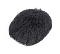 Toupet Pour Hommes,Perruque Courte Noire Naturelle Pour Hommes,SystèMes De Remplacement De Postiche En Cheveux Humains VéRitables Avec Clip Pour Homme,Usage Quotidien(C Style,16x18cm)