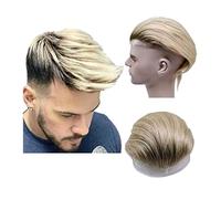 Toupet pour hommes postiches Toupet pour hommes Prothèse de cheveux humains pour hommes Dentelle suisse Système de remplacement de cheveux Unités de cheveux Base 10 x 8 Perruque pour hommes (T4 613)