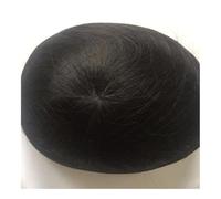 Toupet pour hommes Système de remplacement de cheveux invisible for hommes - Unité de toupet noire de 8 x 10 pouces for un style et une confiance sans effort Perruques