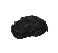 Toupet pour hommes Toupet pour hommes Cheveux humains Nouvelle dentelle complète Coquine Base Perruque respirante Prothèse capillaire masculine Système de Cheveux Unité de Système de Cheveux pour
