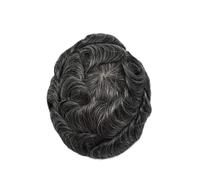 Toupet pour hommes Toupet pour hommes Cheveux humains Nouvelle dentelle complète Coquine Base Perruque respirante pour prothèse capillaire masculine Système de Cheveux Unité de Système de Cheveux pour