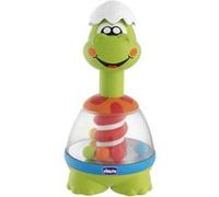 Chicco Toupie électronique Baby Senses Spin Dino – Effet miroir, sphères colorées – Vert G