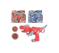 Toupie dinosaure - JUGATOYS - Lanceur dinosaure - Modèles assortis - 1 unité - Multicolore - Plastique - Thème dinosaure