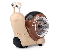 Toupie Électrique de Limace Ludique avec Musique et Éclairage, Jouet Rampant pour Enfants, Cadeaux de Noël et d'anniversaire pour Garçons et Filles