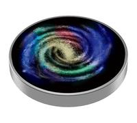 Toupie étoilée Mini Lumineuse en Acier Inoxydable Anti-Stress Spin Top Poli Portable Toupies pour Adultes Enfants Anniversaire Style2