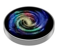 Toupie étoilée Mini Lumineuse en Acier Inoxydable Anti-Stress Spin Top Poli Portable Toupies pour Adultes Enfants Anniversaire, Style2