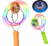 Toupie gyroscopique à LED, jouet magique scintillant, défiant la gravité, 1 pièce