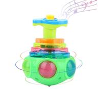 Toupie Musicale LED - 60 g, toupies LED, Jouet Lumineux Clignotant, toupie Brillante et Amusante | Dreidel Clignotant Lumineux pour, Jouet Gyroscope pour Tout-Petits