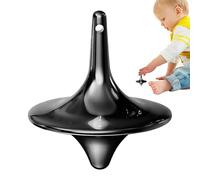 Toupie précise argentée - Toupie en métal de précision de qualité supérieure, Jouets gyroscopiques de Bureau à équilibre Parfait | Petit Jouet Fidget Vintage en de Zinc, décoration de Jouet, t