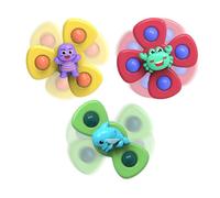 Toupies À Ventouse Rotative Colorée Pour Bébé, Jouets Pour Enfants, Livraison Directe, 3 Pièces