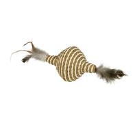 Toupies avec hochet et plumes Nobby Pet Vert 11 cm