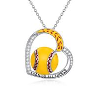 TOUPOP Collier en argent sterling 925 pour femme avec gravure « I CAN DO ALL THINGS », taille unique, Argent sterling, Zircone cubique