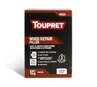 Toupret 1 kg - Poudre blanche à séchage rapide pour réparation du bois