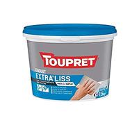 Toupret BCLIP1.5 Enduit pâte de lissage/Pot 1,5 kg prêt à l'emploi