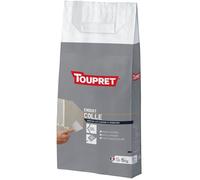 TOUPRET Enduit colle intérieur poudre 5 kg - Blanc