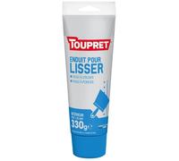 TOUPRET Enduit lissage en pâte - Intérieur - 330 g - Blanc
