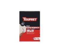 TOUPRET Enduit rebouchage rapide intérieur / extérieur poudre 4 kg - Blanc