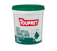 Toupret Enduit Spécial Carrelage Pâte Pot 1,5 Kg