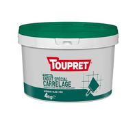 Toupret Enduit Spécial Carrelage Pâte Pot 4 Kg