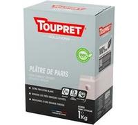 Toupret Plâtre de Paris en poudre pour mur / plafond intérieur, TOUPRET, 1 kg G