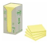 Tour 16 blocs 100f 76 X 76mm 100% recyclé. Coloris jaune G