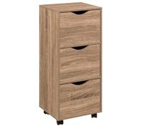 5five Tour 3 portes à roulettes Simply Smart effet bois