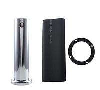 Tour à Bière Réglable en Acier Inoxydable 3 Pouces, Distributeur de Bière à Robinet Simple - Robuste et Antirouille, Solution Économique pour Bar à Domicile (Visage simple)