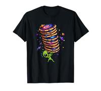 Tour à Biscuits géante avec Motif d'extraterrestre Vert T-Shirt