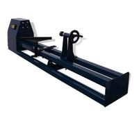 Tour à bois - vidaXL - 1000 mm - 400 W - Vitesse réglable - 350 mm de capacité - Sécurité intégrée - Montage sur établi