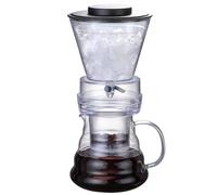 Tour à café froid, Goutteur réglable, machine à infusion froide en verre amovible, tour d'infusion de grande capacité 500 ml, technologie d'égouttement lent, percolateurs, café glacé